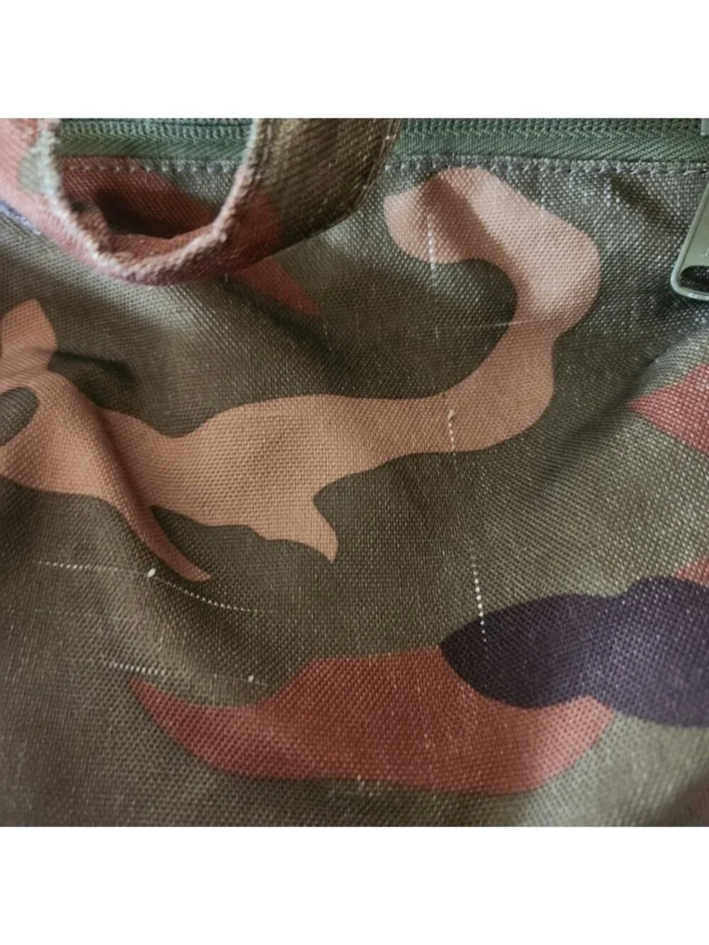 Herschel Supply Co Iona Backpack Camo Woodland Green Brown Canvas Daypack Bag